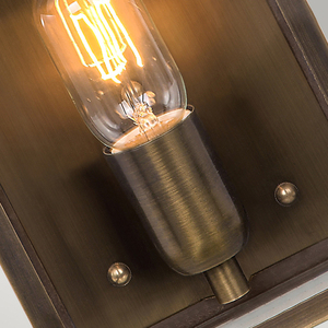 Victoria 1 Light Wall Lantern - Alamă Elstead small 3