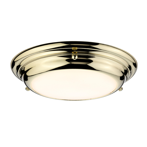 Verifica Welland 1 Light Mini LED Flush Light - alamă lustruită Elstead