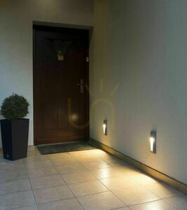 Lampă de perete exterior SU-MA MUR PC 2502B gri IP65 LED 23x8 cm small 3