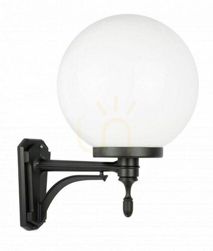 Verifica Lampă de perete exterior SU-MA Kule Classic negru/alamă K 3012/1/K 300 U