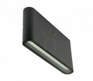 Aplica de perete exterior SU-MA Slim negru LED 11W 3000K M1016 BL small 1