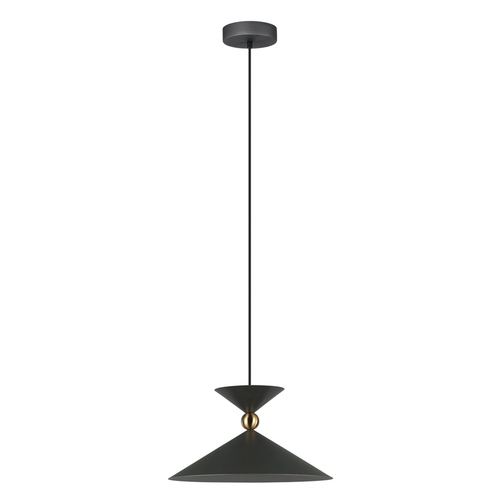 Verifica Lampă suspendată Italux Quelto gri E27 35 cm PND-84432-1-GR