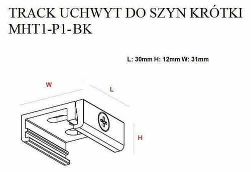 Verifica Suport scurt cablu Max Light MAX alb metal MHT1-P1-WH