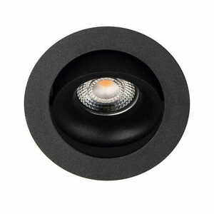Spot LED încastrat Max Light Bellatrix H0118 negru 9W 3000K Ø10,5 cm small 1