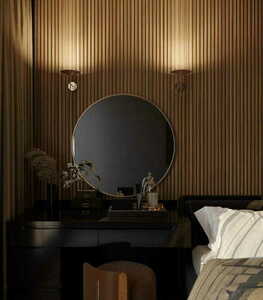 Aplica de perete LED Max Light Hana W0304 aurie 6W 3000K small 3