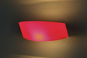 Lampă de perete Max Light Parete W0077 crom roșu sticlă oglindită R7s 1x40W small 0