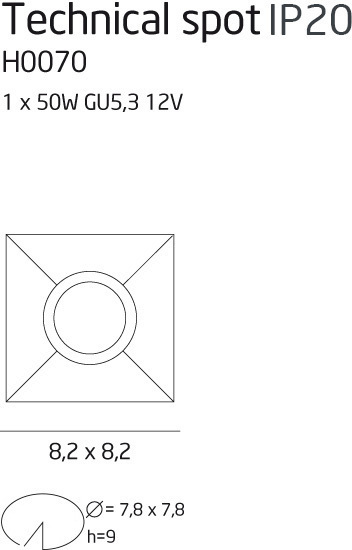 Vedere Spot încastrat Max Light Technical H0070 crem aluminiu 50W IP20 Spot încastrat Max Light Technical H0070 crem aluminiu 50W IP20