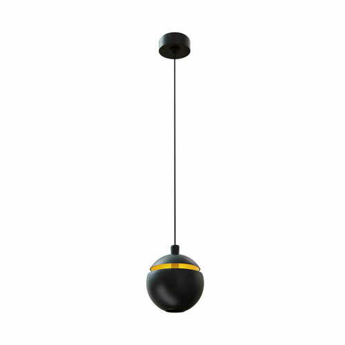 Verifica Lampa suspendată LED Max Light Cometshine P0472 negru auriu 8W 3000K 9,5 cm