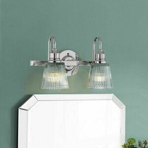 Aplică de baie Quintiesse Addison, 2 × G9, crom lustruit small 6