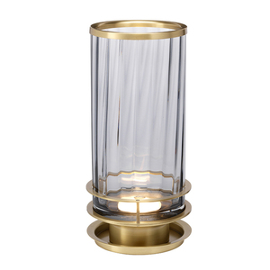 Lampă de masă Arno - 1 sursă de lumină - Alamă veche și sticlă colorată Quintiesse small 0
