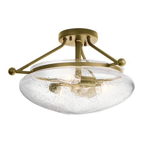 Verifica Semiplofon Belle - 3 surse de lumină - Alamă naturală perlată Quintiesse