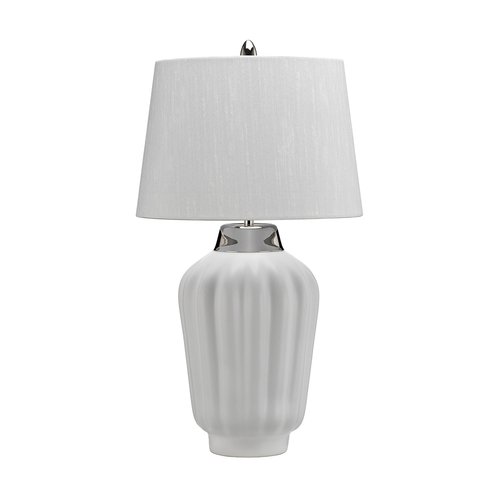 Verifica Lampă de masă Bexley - 1 sursă de lumină - Alb/Nichel lustruit Quintiesse