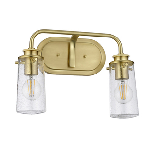 Aplică Braelyn - 2 surse de lumină - Alamă perlată Quintiesse 1 Aplică Braelyn - 2 surse de lumină - Alamă perlată Quintiesse small 1