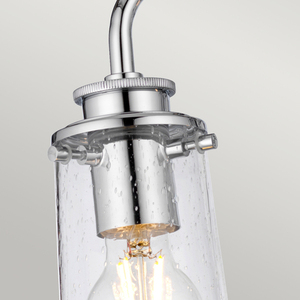 Aplică de baie Quintiesse Braelyn QN-BRAELYN3-PC, crom lustruit, 3 × E27 max 40 W, sticlă cu bule, IP44, 60,3 cm small 2