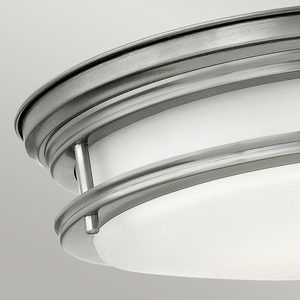 Hadrian plafond - 2 surse de lumină - sticlă opală - nichel antic Quintiesse small 2