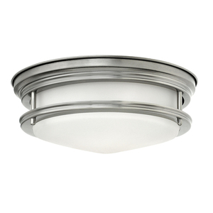 Hadrian plafond - 2 surse de lumină - sticlă opală - nichel antic Quintiesse small 0