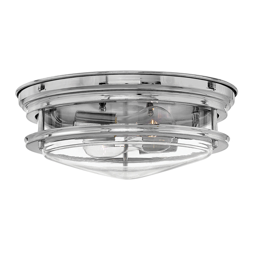 Verifica Plafond Hadrian - 2 surse de lumină - Sticlă transparentă - Cromat Quintiesse