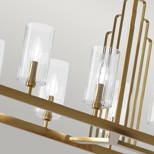 Lampă suspendată Kimrose - 10 surse de lumină - Alamă naturală perlată Quintiesse small 4