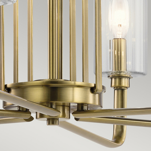 Candelabru Kimrose - 6 surse de lumină - Alamă naturală perlată Quintiesse small 3