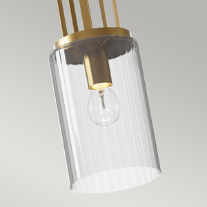 Lampă suspendată Kimrose - 1 sursă de lumină - Alamă naturală perlată Quintiesse small 1