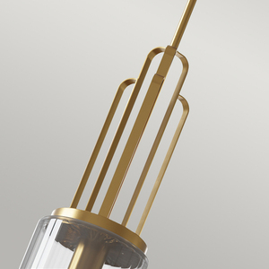 Lampă suspendată Kimrose - 1 sursă de lumină - Alamă naturală perlată Quintiesse small 2