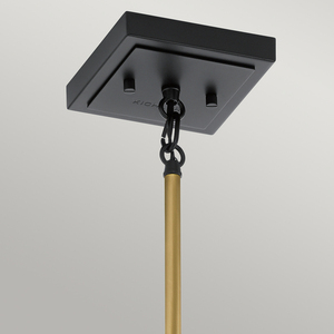 Lampă suspendată Kitner - 1 sursă de lumină - Alamă naturală Quintiesse small 1