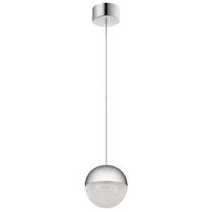 Lampă suspendată cu LED Moonlit - Crom lustruit Quintiesse small 0