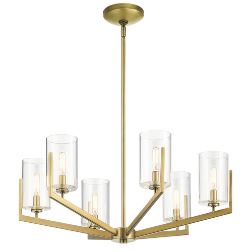 Verifica Candelabru Nye - 6 surse de lumină - Alamă naturală perlată Quintiesse