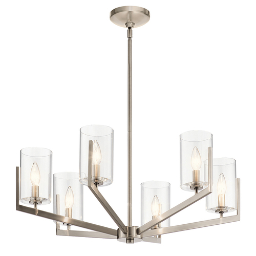 Verifica Candelabru Nye - 6 surse de lumină - Staniu clasic Quintiesse