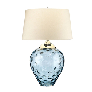 Lampă de masă mare Samara - 2 surse de lumină - albastru deschis Quintiesse small 2