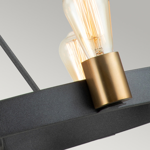 Lampă suspendată sau semi-plafon Quintiesse SILAS QN-SILAS-6P-DZ 6×E27 max. 60 W Ø72,3 cm small 4