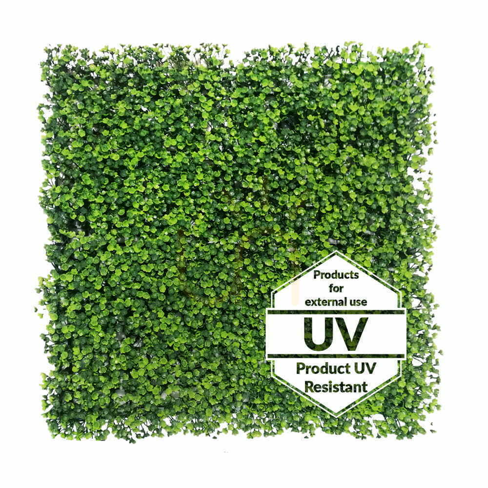 Vedere Artificială verde mată artificială UV Eyelash 50x50cm Artificială verde mată artificială UV Eyelash 50x50cm