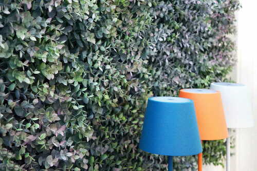 Verifica Mat artificial verde Eucaliptus UV 50x50cm