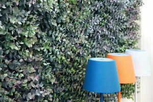 Mat artificial verde Eucaliptus UV 50x50cm small 5