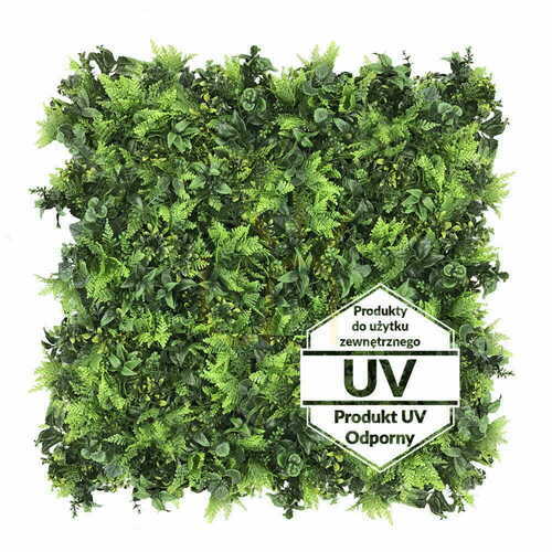 Verifica Verde artificial de mentă verde mat UV 50x50cm