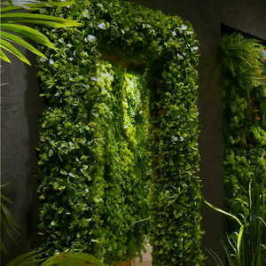 Oglindă mare de perete în cadru vegetal 160x80cm small 1