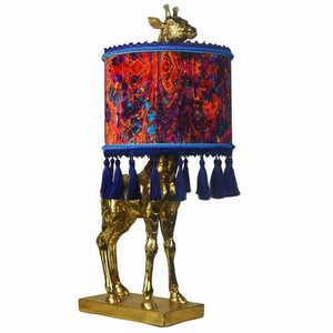 Lampă decorativă Las Plumas Antonio – girafă aurie, E27, 70 cm small 1