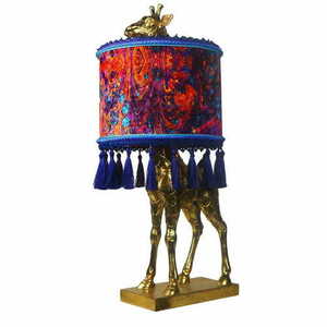 Lampă decorativă Las Plumas Antonio – girafă aurie, E27, 70 cm small 2