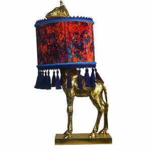 Lampă decorativă Las Plumas Antonio – girafă aurie, E27, 70 cm small 3