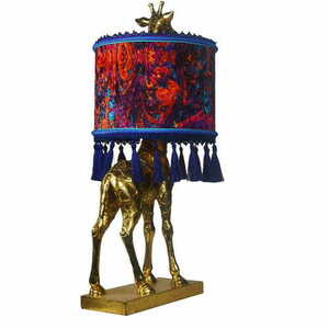 Lampă decorativă Las Plumas Antonio – girafă aurie, E27, 70 cm small 5