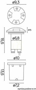 Lampă walkover exterior SU-MA Pabla gri antracit 2725 E IP67 GU10 small 5