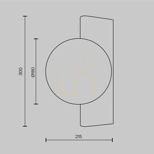 Lampă de perete AVANT-GARDE MOD324WL-01BS Maytoni small 8