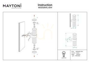 Lampă de perete DYNAMICS MOD326WL-02W Maytoni small 7