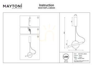 Lampa suspendată ENIGMA MOD150PL-L5BS3K Maytoni small 7