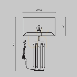 MUSE MOD304TL-01CH lampă de masă Maytoni small 8