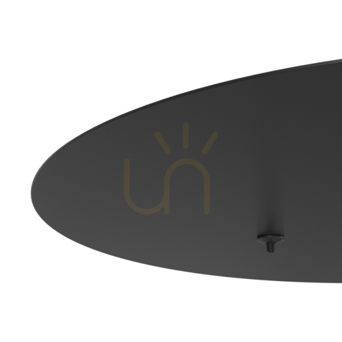 Verifica Rozetă de tavan neagră Maytoni Rim MOD058A-03B, Ø26 cm