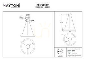 SATURNO lampă suspendată MOD415PL-L45BS4K Maytoni small 9