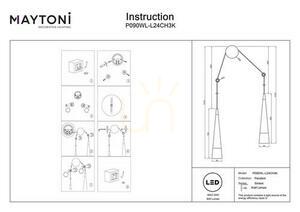 SINTESI lampă de perete P090WL-L24CH3K Maytoni small 9