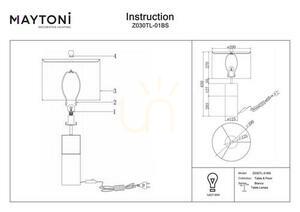 BIANCO Z030TL-01BS lampă de masă Maytoni small 5