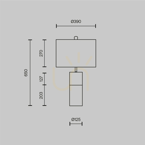 BIANCO Z030TL-01BS lampă de masă Maytoni small 6